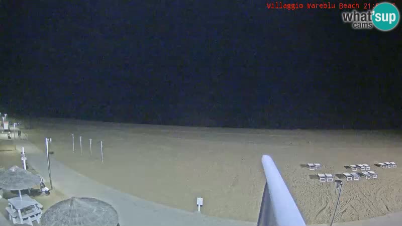 Spiaggia Webcam Villaggio Mare Blu Bibione Pineda