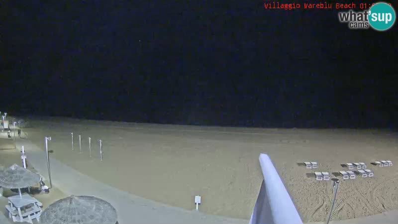 Der Strand Villaggio Mare Blu webcam Bibione Pineda – Italien