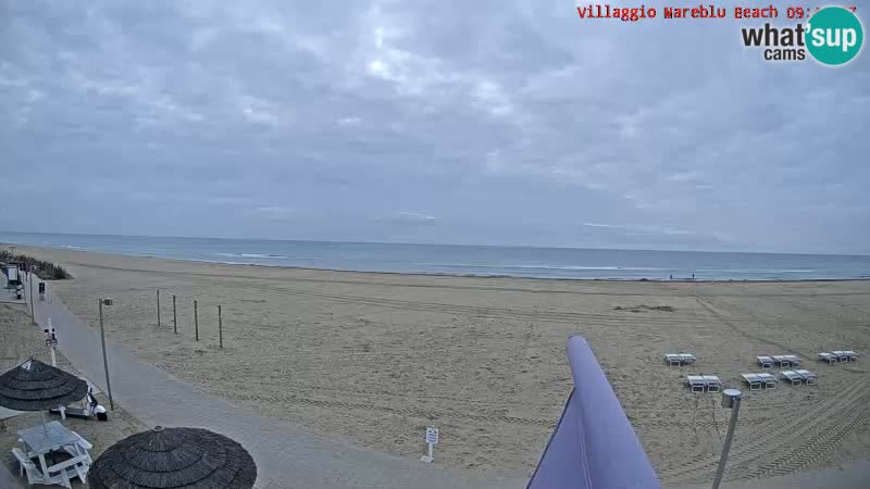 Der Strand Villaggio Mare Blu webcam Bibione Pineda – Italien