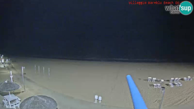 Web kamera uživo na plaži Villaggio Mare Blu Bibione Pineda – Italija