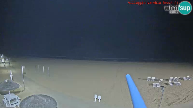 Playa webcam en vivo Villaggio Mare Blu Bibione Pineda – Italia