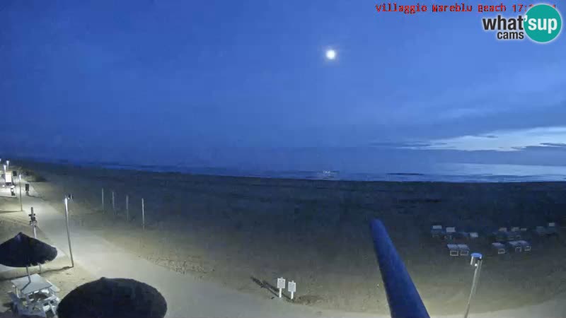 Spiaggia Webcam Villaggio Mare Blu Bibione Pineda