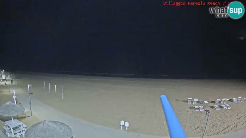 Spiaggia Webcam Villaggio Mare Blu Bibione Pineda