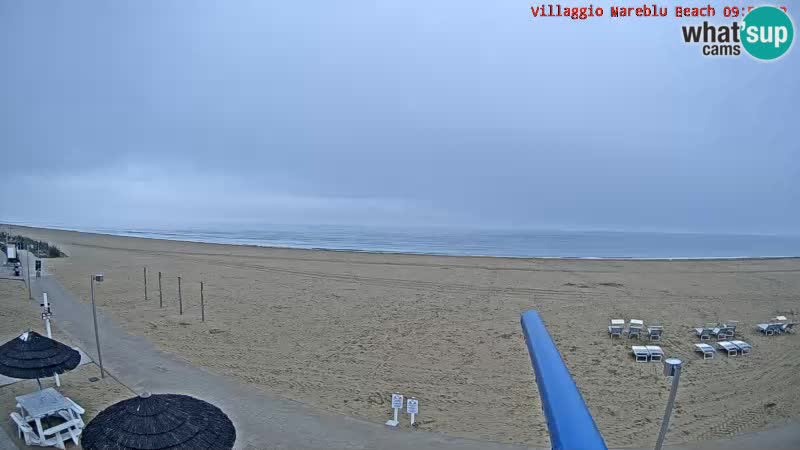 Web kamera uživo na plaži Villaggio Mare Blu Bibione Pineda – Italija