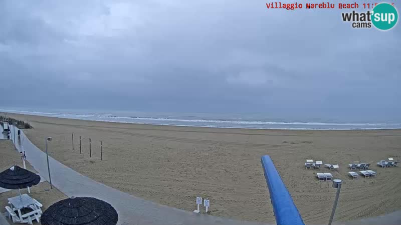 Web kamera uživo na plaži Villaggio Mare Blu Bibione Pineda – Italija