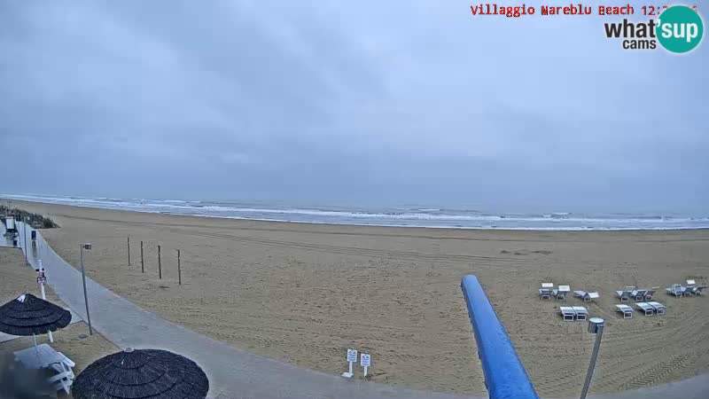 Playa webcam en vivo Villaggio Mare Blu Bibione Pineda – Italia
