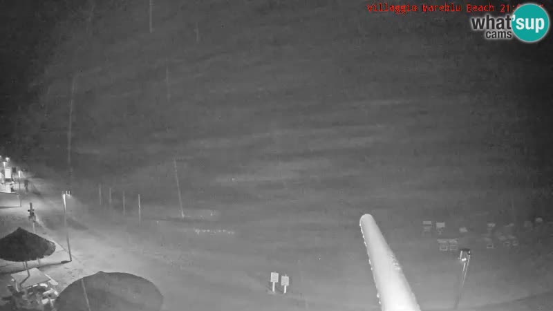 Spletna kamera na plaži v živo Villaggio Mare Blu Bibione Pineda – Italija