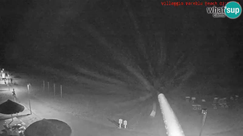 Spletna kamera na plaži v živo Villaggio Mare Blu Bibione Pineda – Italija
