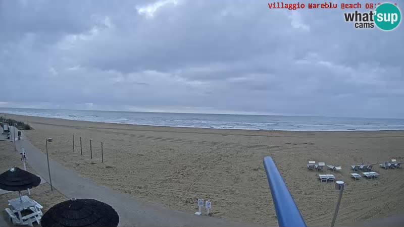 Web kamera uživo na plaži Villaggio Mare Blu Bibione Pineda – Italija