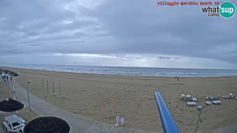 Spiaggia Webcam Villaggio Mare Blu Bibione Pineda