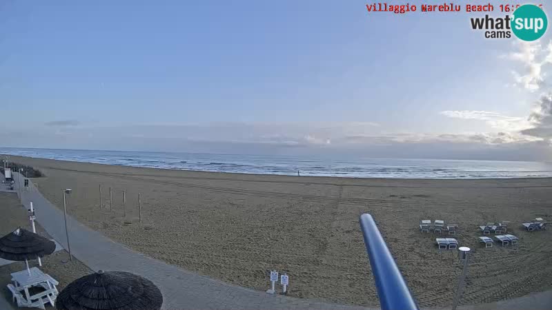 Der Strand Villaggio Mare Blu webcam Bibione Pineda – Italien