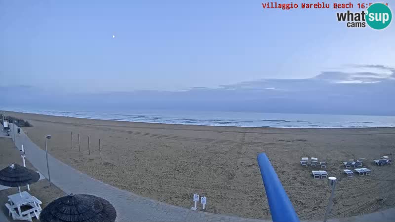 Spiaggia Webcam Villaggio Mare Blu Bibione Pineda