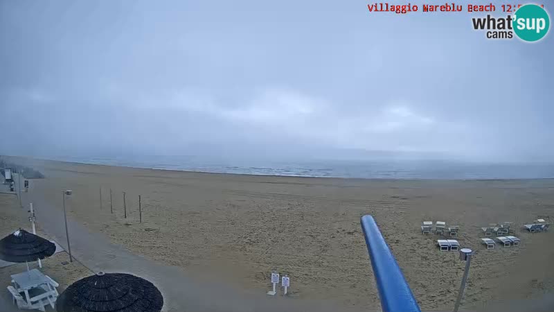 Webcam en direct de la plage Villaggio Mare Blu Bibione Pineda – Italie