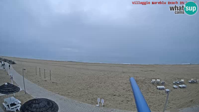 Web kamera uživo na plaži Villaggio Mare Blu Bibione Pineda – Italija
