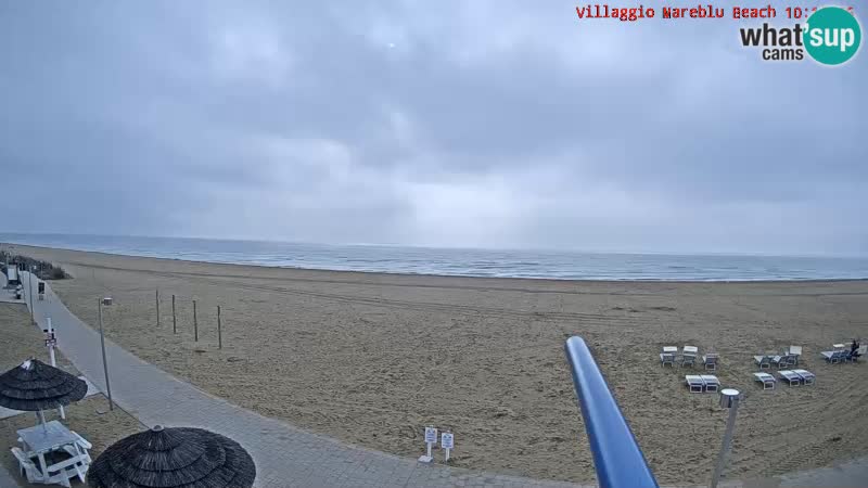Web kamera uživo na plaži Villaggio Mare Blu Bibione Pineda – Italija