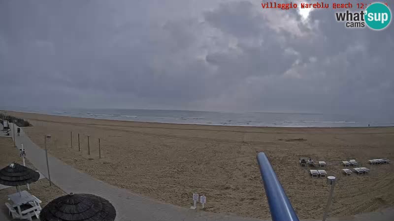 Spiaggia Webcam Villaggio Mare Blu Bibione Pineda