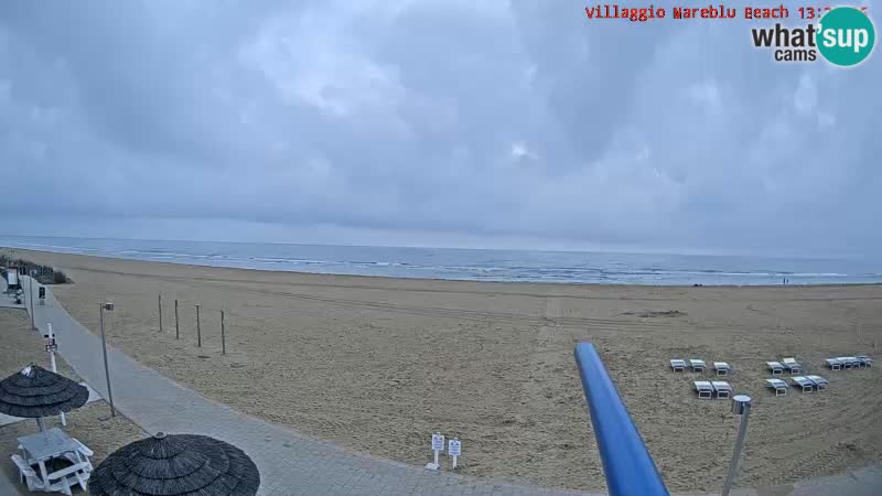 The beach Livecam Villaggio Mare Blu Bibione Pineda – Italy