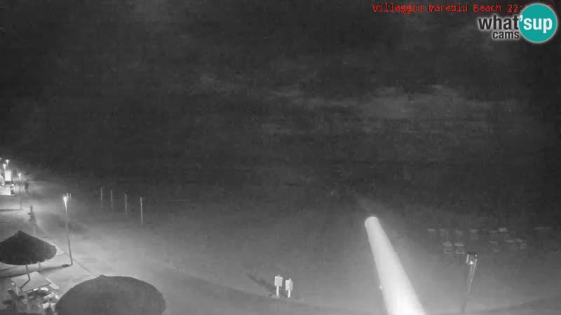 Webcam en direct de la plage Villaggio Mare Blu Bibione Pineda – Italie