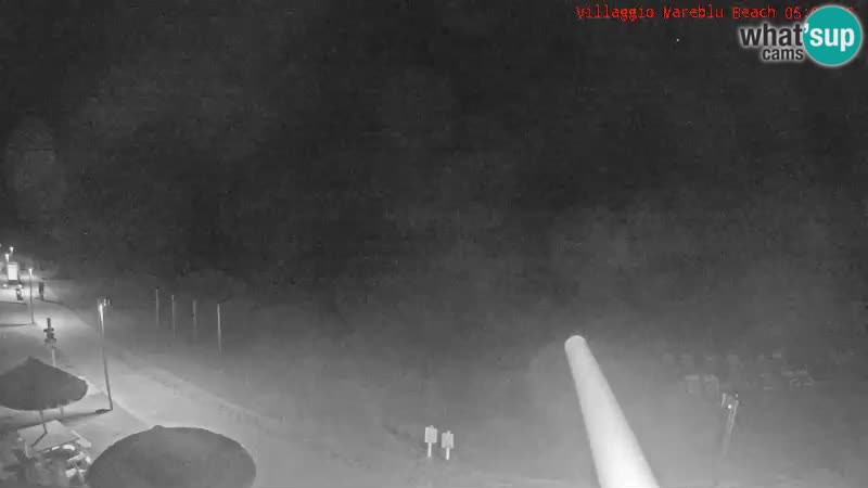 Webcam en direct de la plage Villaggio Mare Blu Bibione Pineda – Italie