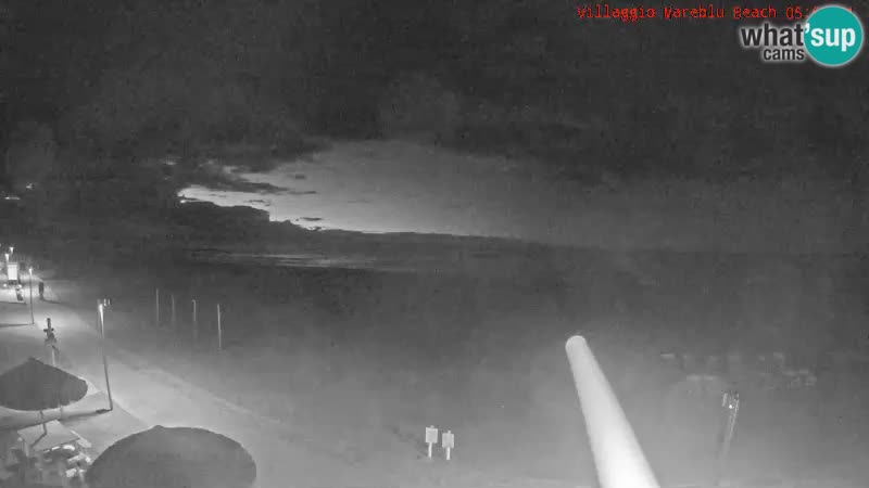 Spletna kamera na plaži v živo Villaggio Mare Blu Bibione Pineda – Italija