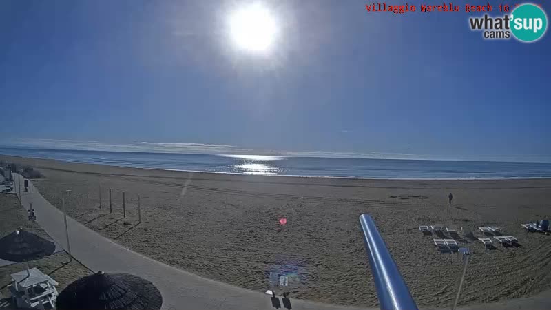 Der Strand Villaggio Mare Blu webcam Bibione Pineda – Italien
