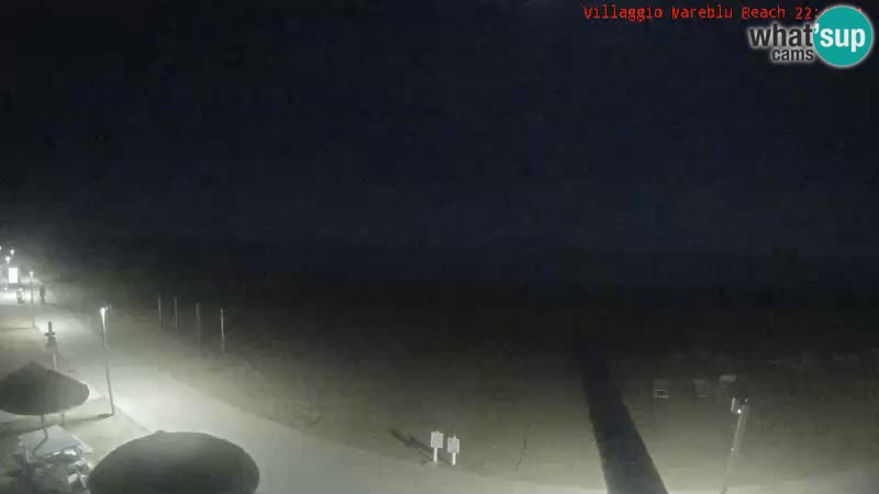 Webcam en direct de la plage Villaggio Mare Blu Bibione Pineda – Italie