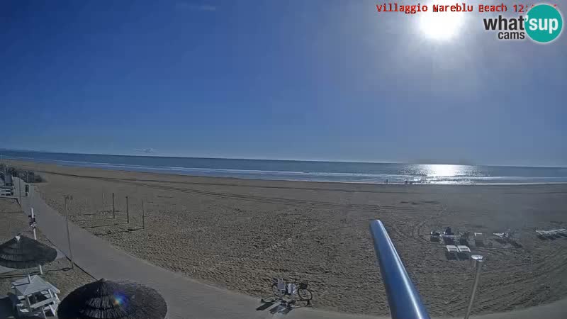 The beach Livecam Villaggio Mare Blu Bibione Pineda – Italy
