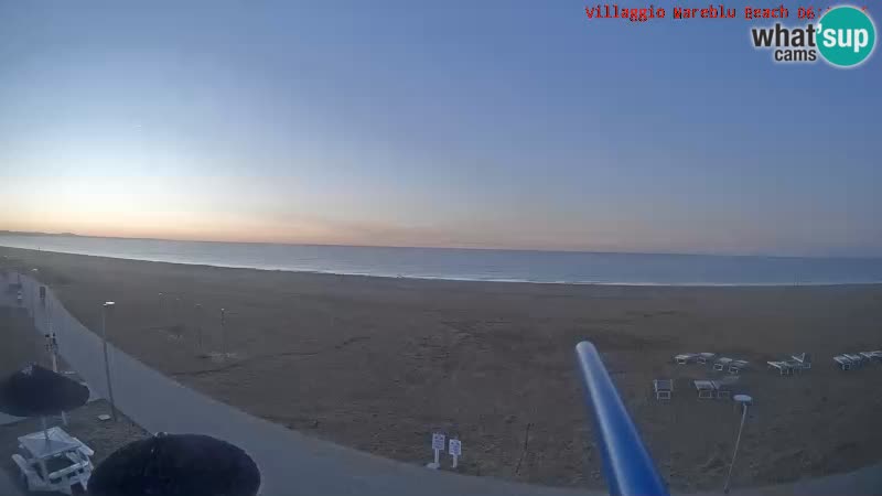 Web kamera uživo na plaži Villaggio Mare Blu Bibione Pineda – Italija
