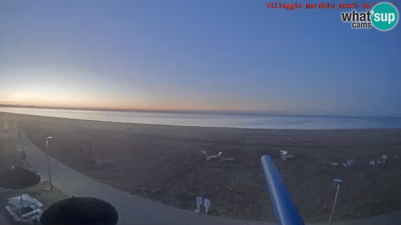 Playa webcam en vivo Villaggio Mare Blu Bibione Pineda – Italia