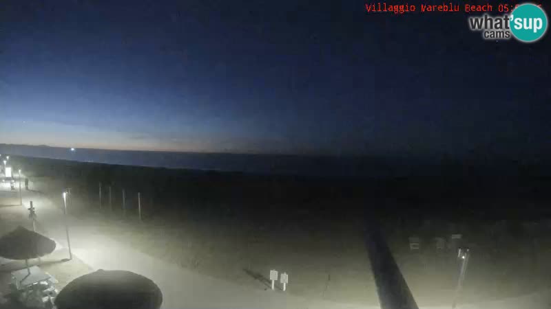Webcam en direct de la plage Villaggio Mare Blu Bibione Pineda – Italie