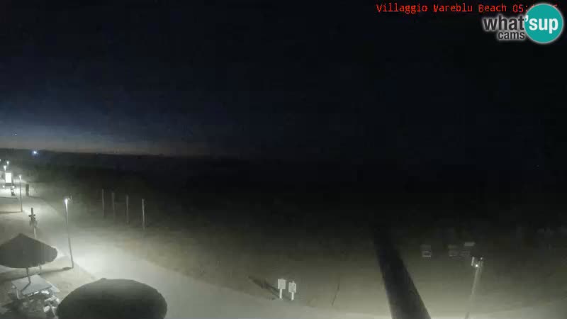 Spletna kamera na plaži v živo Villaggio Mare Blu Bibione Pineda – Italija