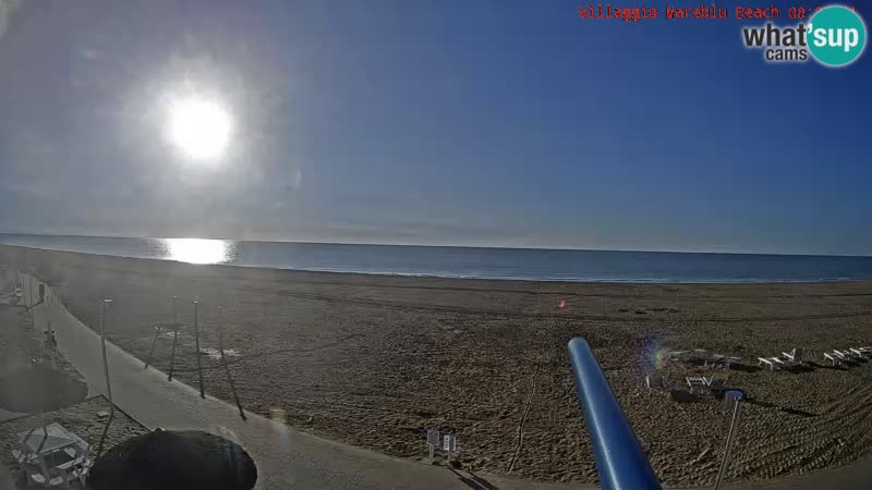 The beach Livecam Villaggio Mare Blu Bibione Pineda – Italy