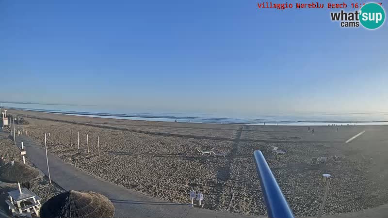 The beach Livecam Villaggio Mare Blu Bibione Pineda – Italy