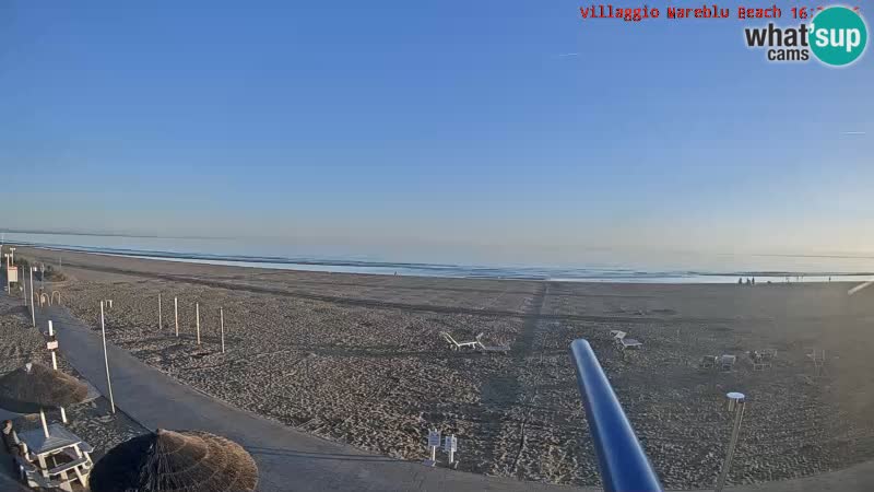 Web kamera uživo na plaži Villaggio Mare Blu Bibione Pineda – Italija