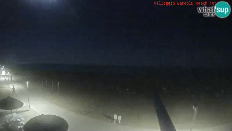 Spiaggia Webcam Villaggio Mare Blu Bibione Pineda