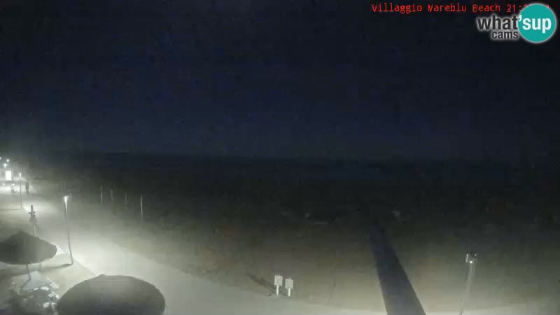 Webcam en direct de la plage Villaggio Mare Blu Bibione Pineda – Italie