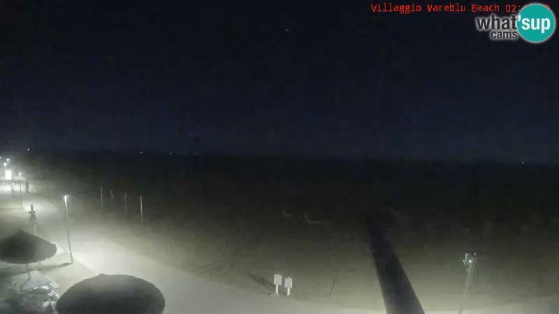 Spiaggia Webcam Villaggio Mare Blu Bibione Pineda