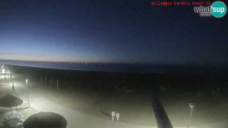 The beach Livecam Villaggio Mare Blu Bibione Pineda – Italy
