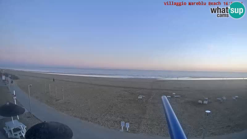 Spiaggia Webcam Villaggio Mare Blu Bibione Pineda
