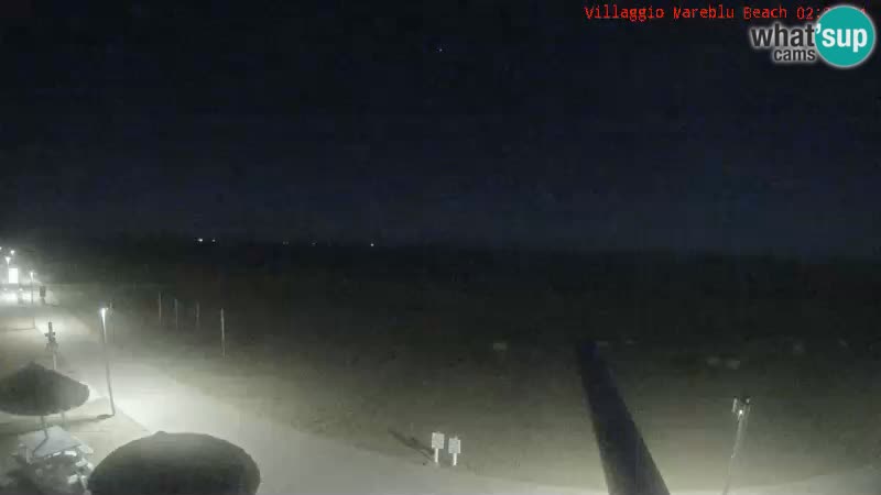 Webcam en direct de la plage Villaggio Mare Blu Bibione Pineda – Italie