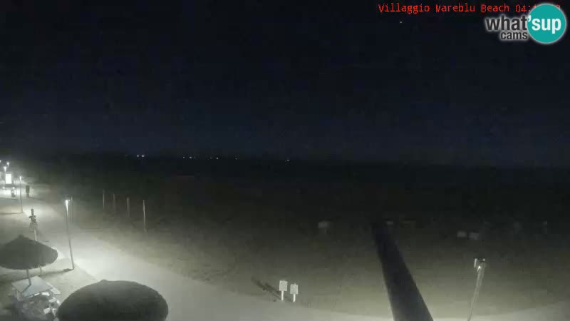 Spiaggia Webcam Villaggio Mare Blu Bibione Pineda