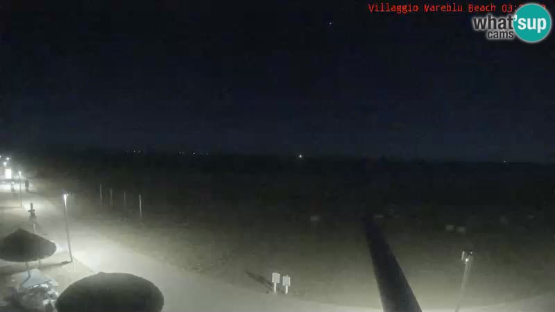 Playa webcam en vivo Villaggio Mare Blu Bibione Pineda – Italia