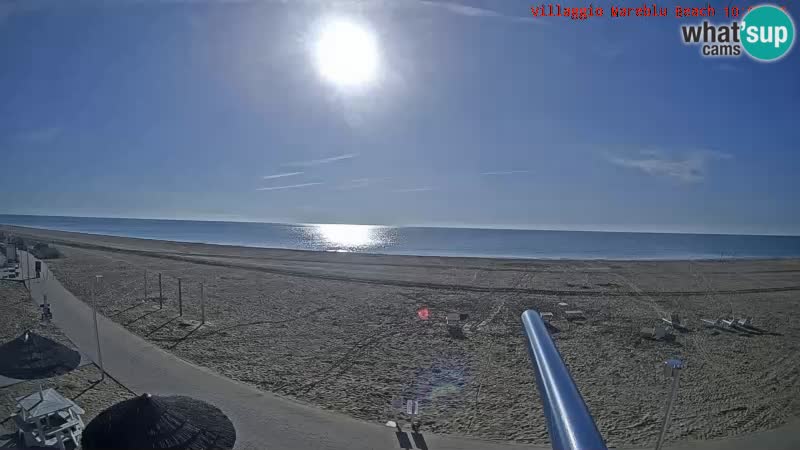 The beach Livecam Villaggio Mare Blu Bibione Pineda – Italy