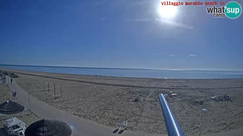 The beach Livecam Villaggio Mare Blu Bibione Pineda – Italy