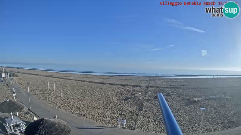 The beach Livecam Villaggio Mare Blu Bibione Pineda – Italy