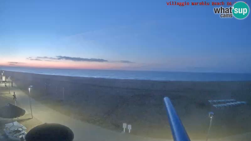 Der Strand Villaggio Mare Blu webcam Bibione Pineda – Italien
