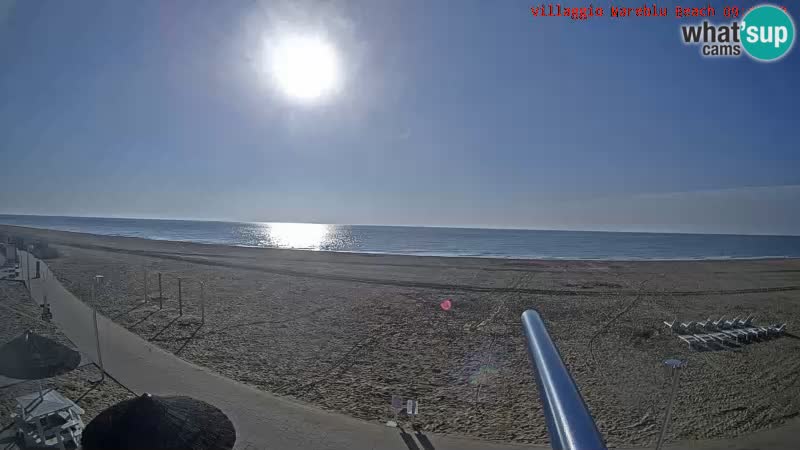 Webcam en direct de la plage Villaggio Mare Blu Bibione Pineda – Italie