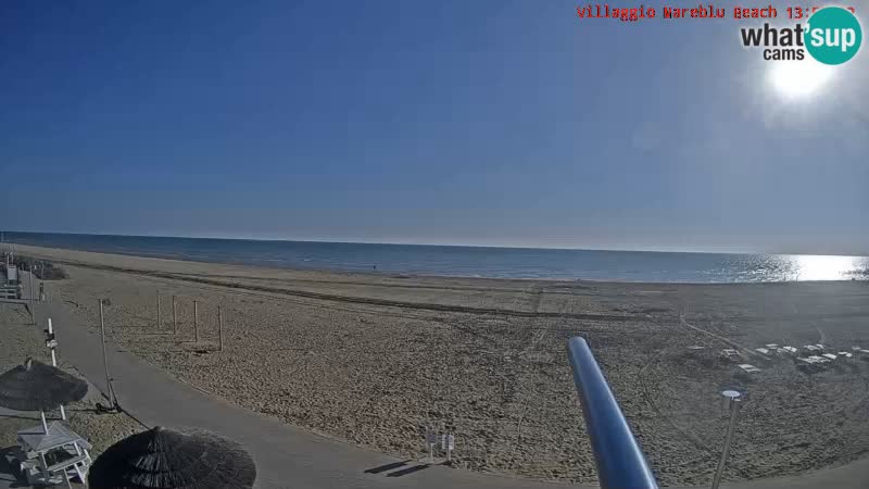 Der Strand Villaggio Mare Blu webcam Bibione Pineda – Italien