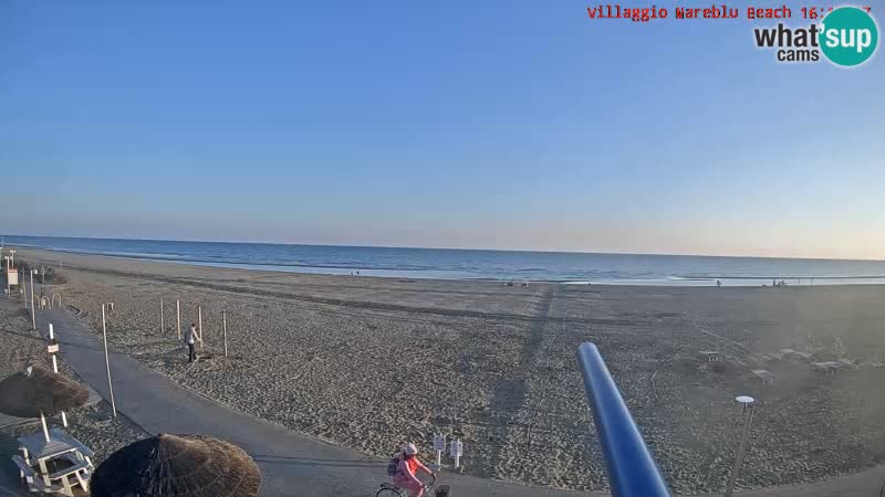 The beach Livecam Villaggio Mare Blu Bibione Pineda – Italy