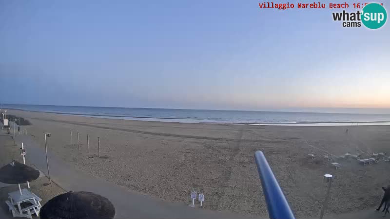 Spiaggia Webcam Villaggio Mare Blu Bibione Pineda